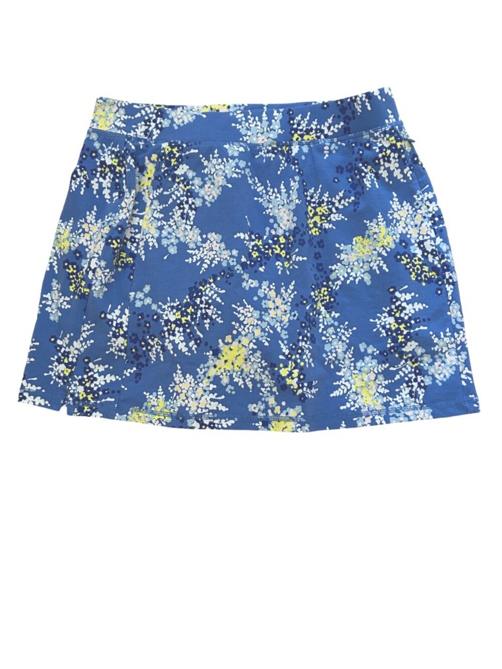 Talbots Floral Fitness Skirt Skort & White ¾ Sleeve Pleated Top 2-Piece Set NWT - Picture 7 of 14